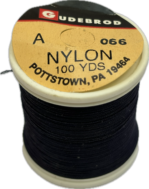 Gudebrod Nylon Thread - Size A - Navy 066 (100 Yard Spool)