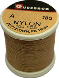 Gudebrod Nylon Thread - Size A - Tan Sandstone 705 (100 Yard Spool)