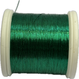 Gudebrod HT Metallic Nylon Thread - Size A - Green 9358  (100 Yard Spool)