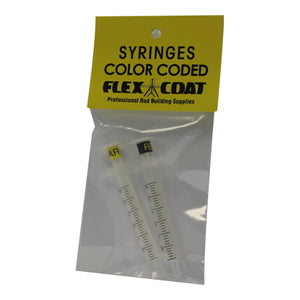 Flex Coat Color Coded 3cc Syringes